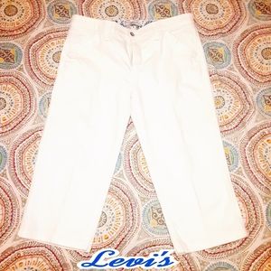 Levi's Tummy Flattening Wide Leg Crop Stretch Jean